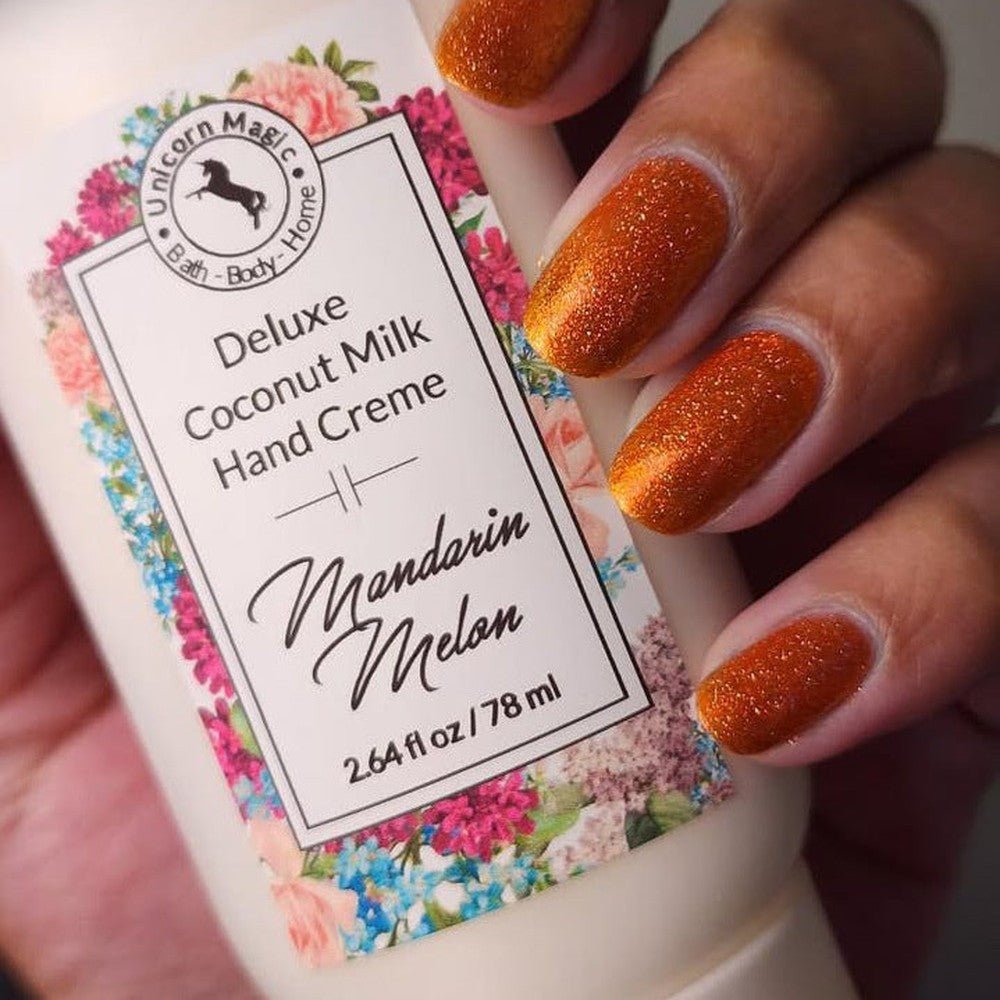 Unicorn Magic Skincare | Deluxe Coconut Milk Hand creme scented in Mandarin Melon