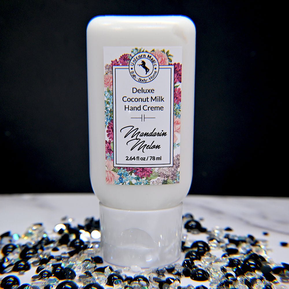 Unicorn Magic Skincare | Deluxe Coconut Milk Hand creme scented in Mandarin Melon