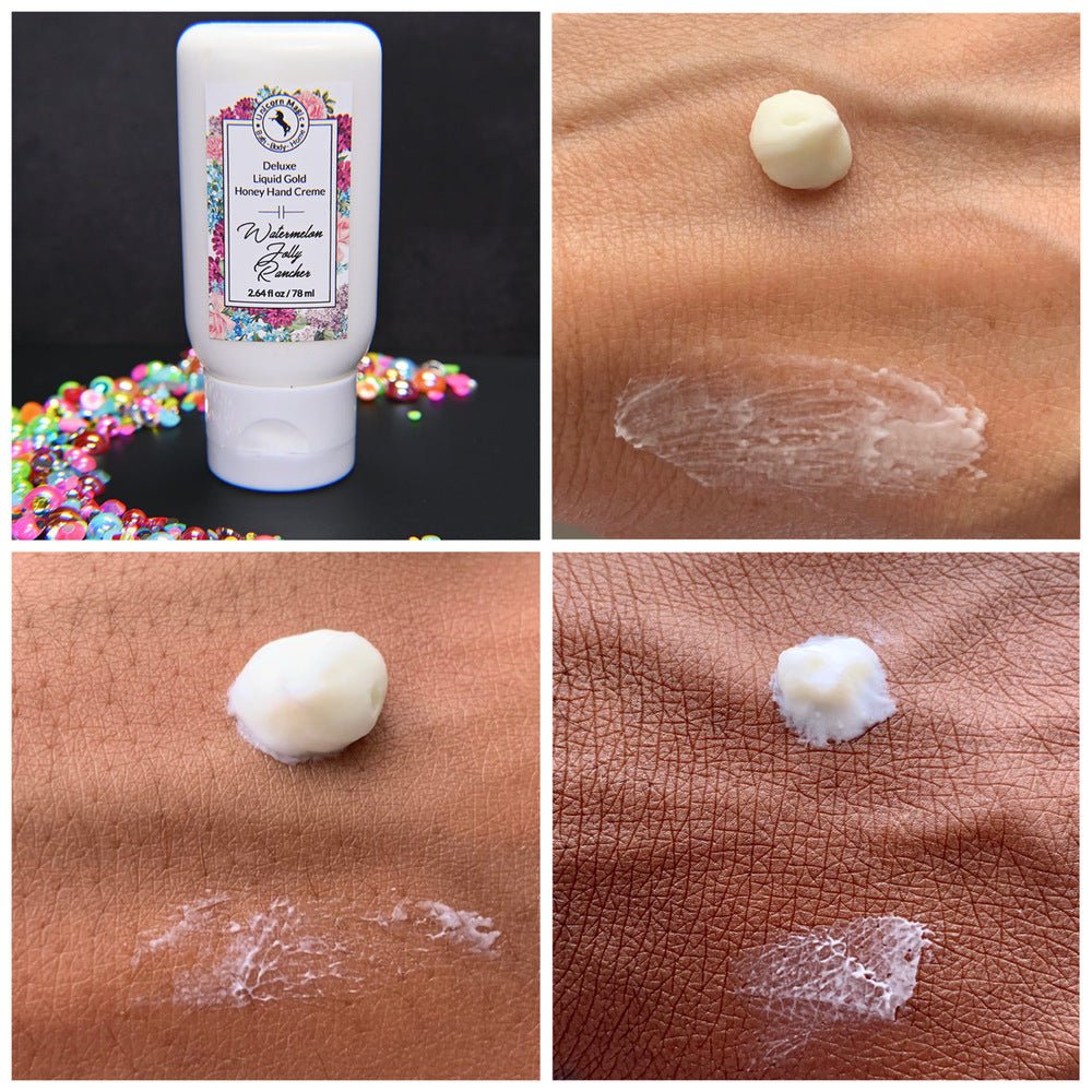 Unicorn Magic Skincare | Deluxe Liquid Gold Honey Handcreme scented in Watermelon Jolly Rancher