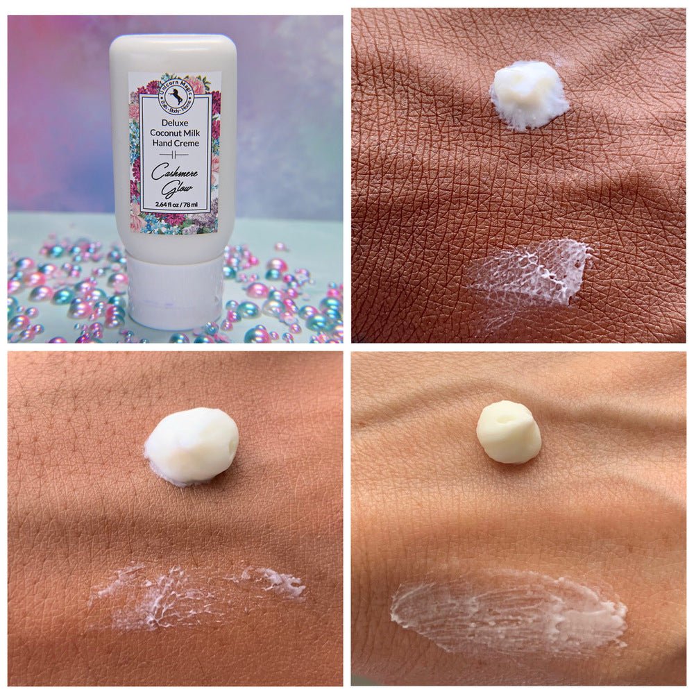 Unicorn Magic Skincare | Deluxe Coconut Milk Handcreme scented in Cashmere Glow