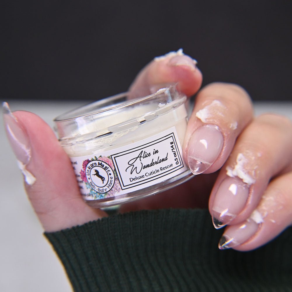 Unicorn Magic Skincare | Deluxe Cuticle Rescue scented in Alice in Wonderland