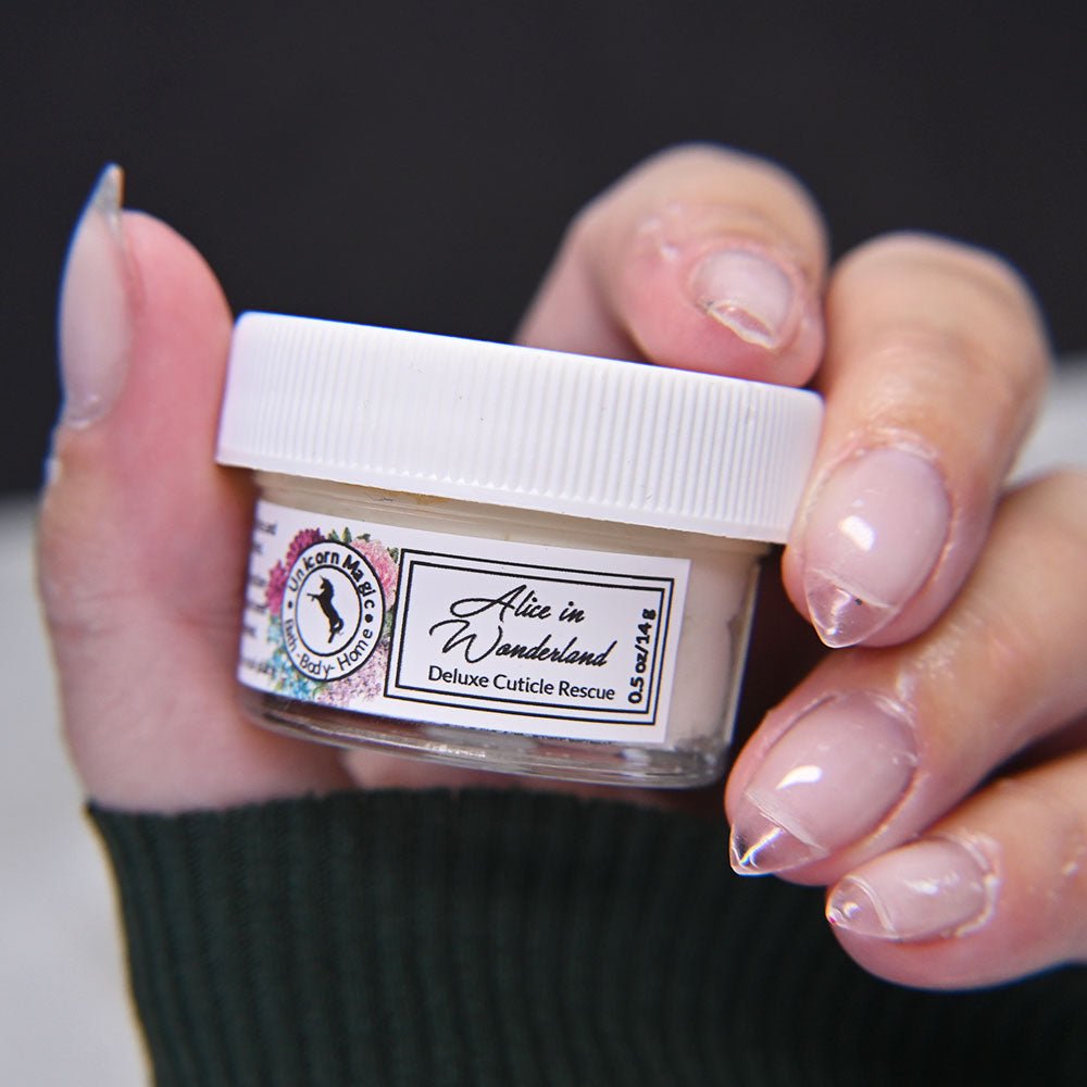 Unicorn Magic Skincare | Deluxe Cuticle Rescue scented in Alice in Wonderland
