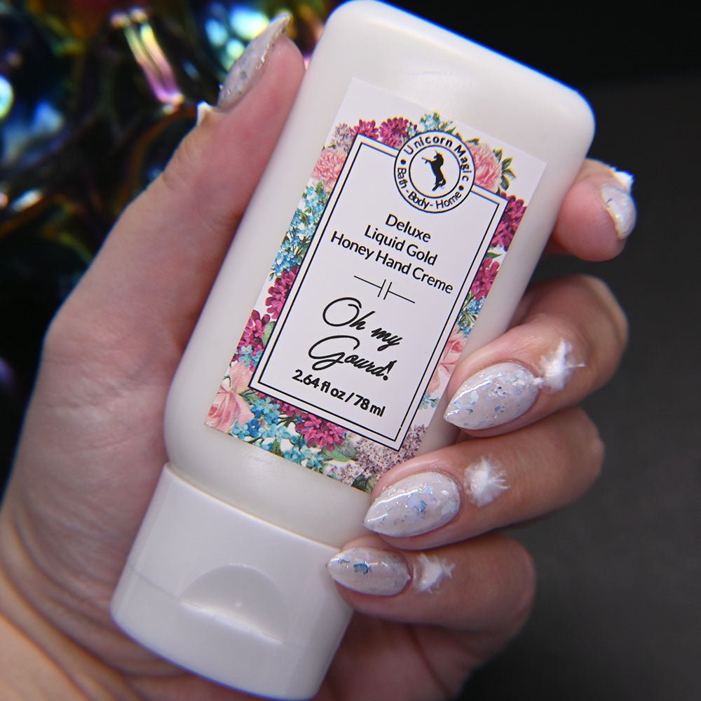 Unicorn Magic Skincare | Deluxe Liquid Gold Honey Handcreme scented in Oh my Gourd!