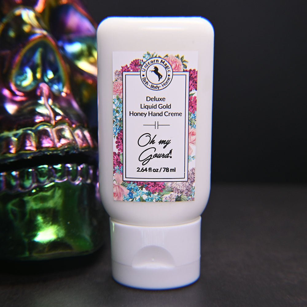 Unicorn Magic Skincare | Deluxe Liquid Gold Honey Handcreme scented in Oh my Gourd!