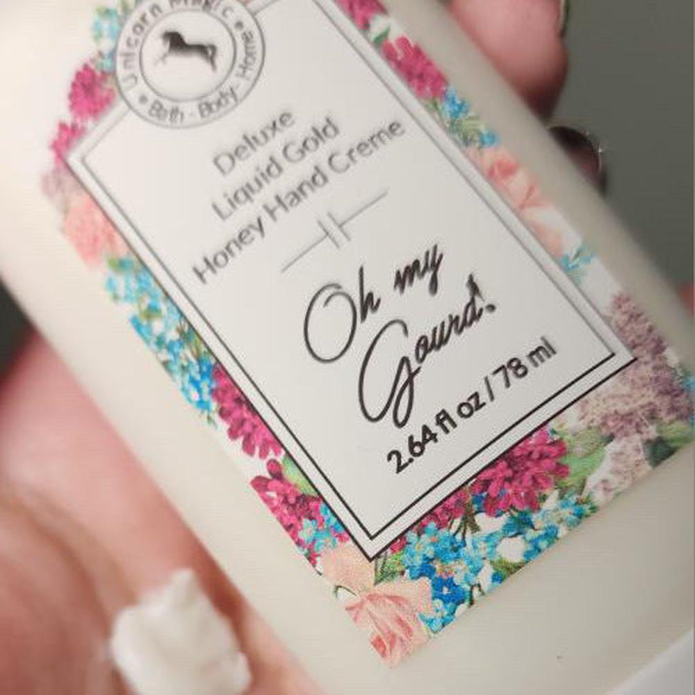 Unicorn Magic Skincare | Deluxe Liquid Gold Honey Handcreme scented in Oh my Gourd!
