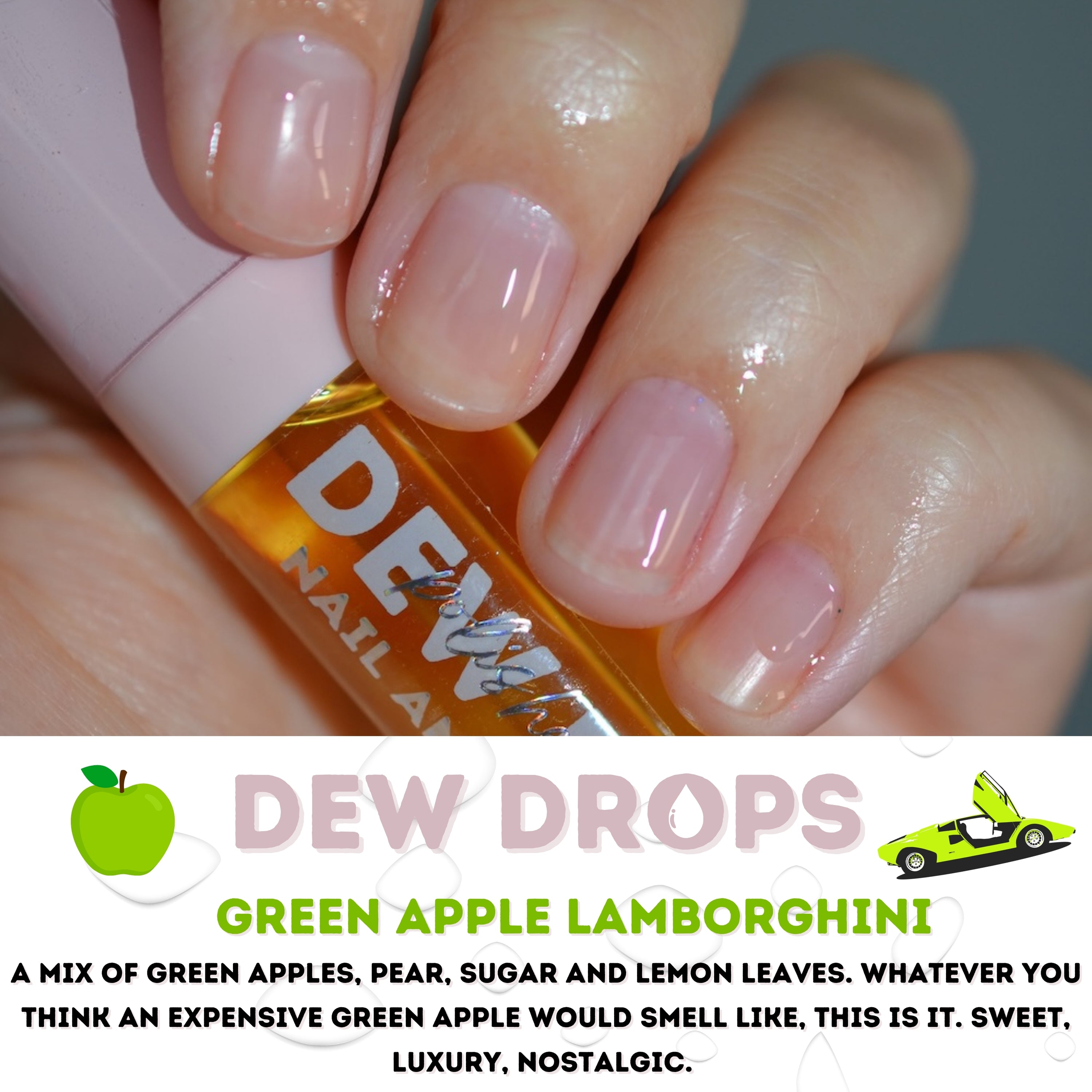 Dew Drops by Polished For Days | Green Apple Lamborghini