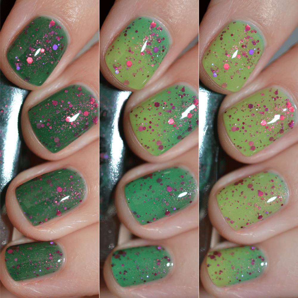 Chamaeleon Nails | Berry In The Leaves