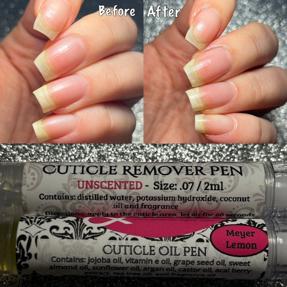 Cuticle Oil and Cuticle Remover Duo by Glisten & Glow