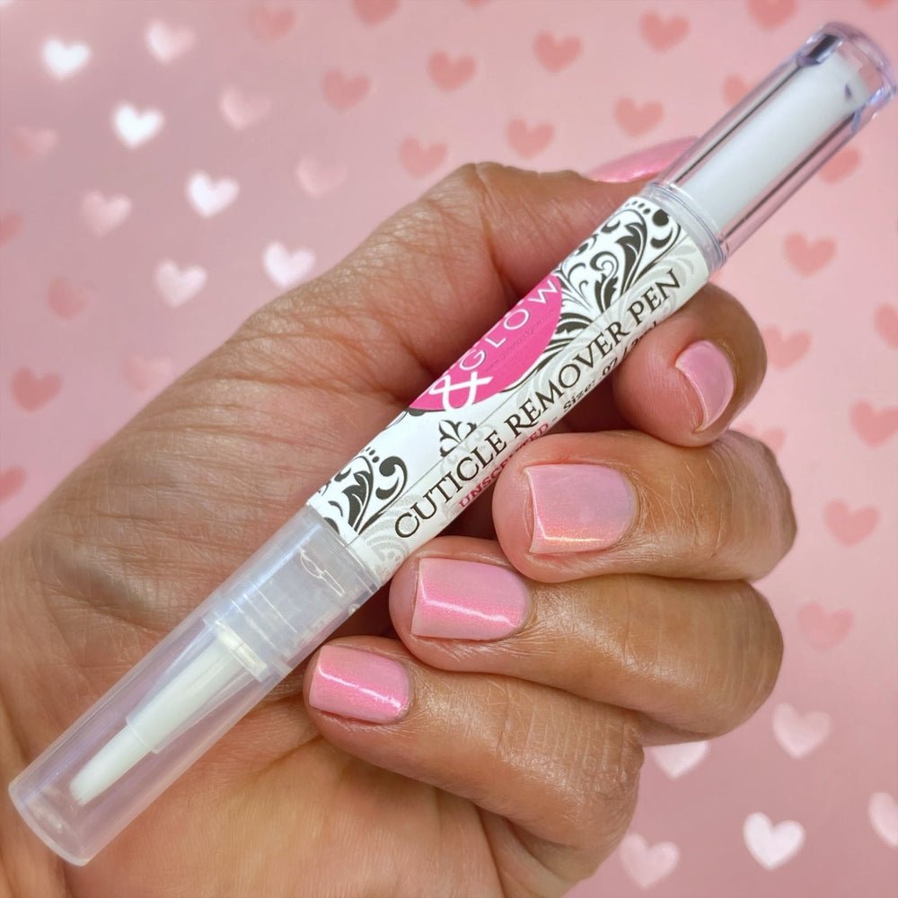 Cuticle Remover & Cuticle Oil Pen Duo by Glisten & Glow